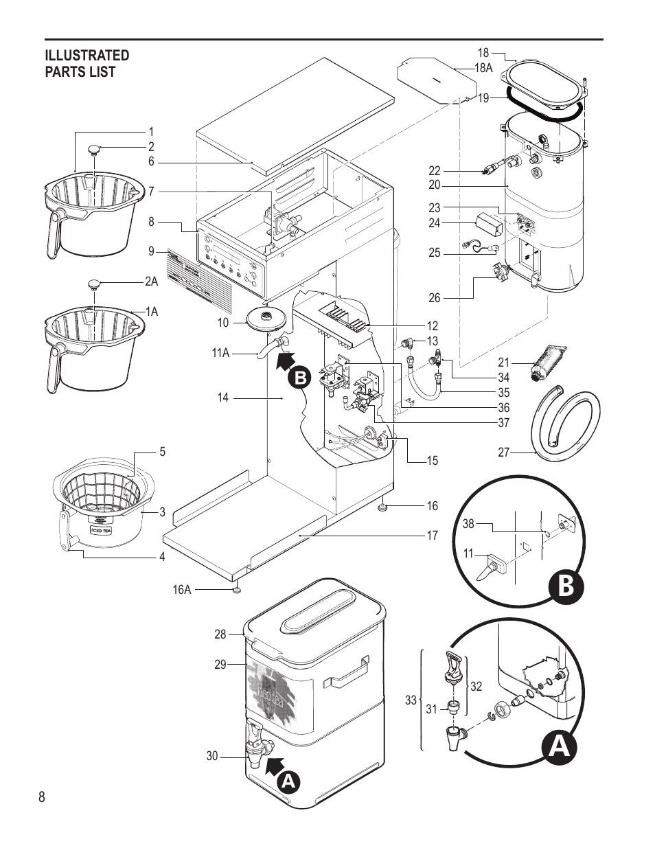 Wilbur Curtis TCT with Sweet  Tea Option User Manual | Page 8 / 12