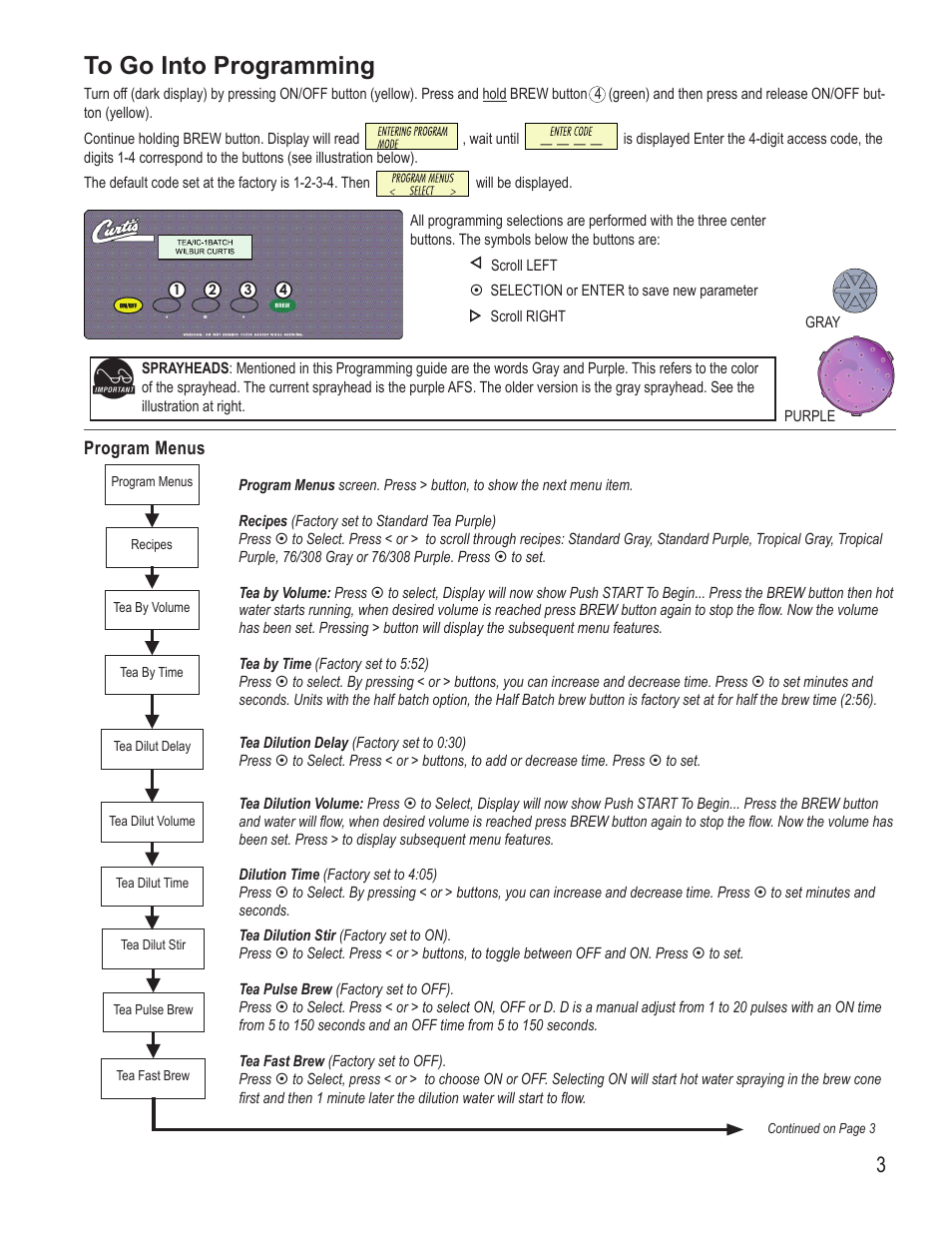 Wilbur Curtis TBS User Manual | Page 3 / 10