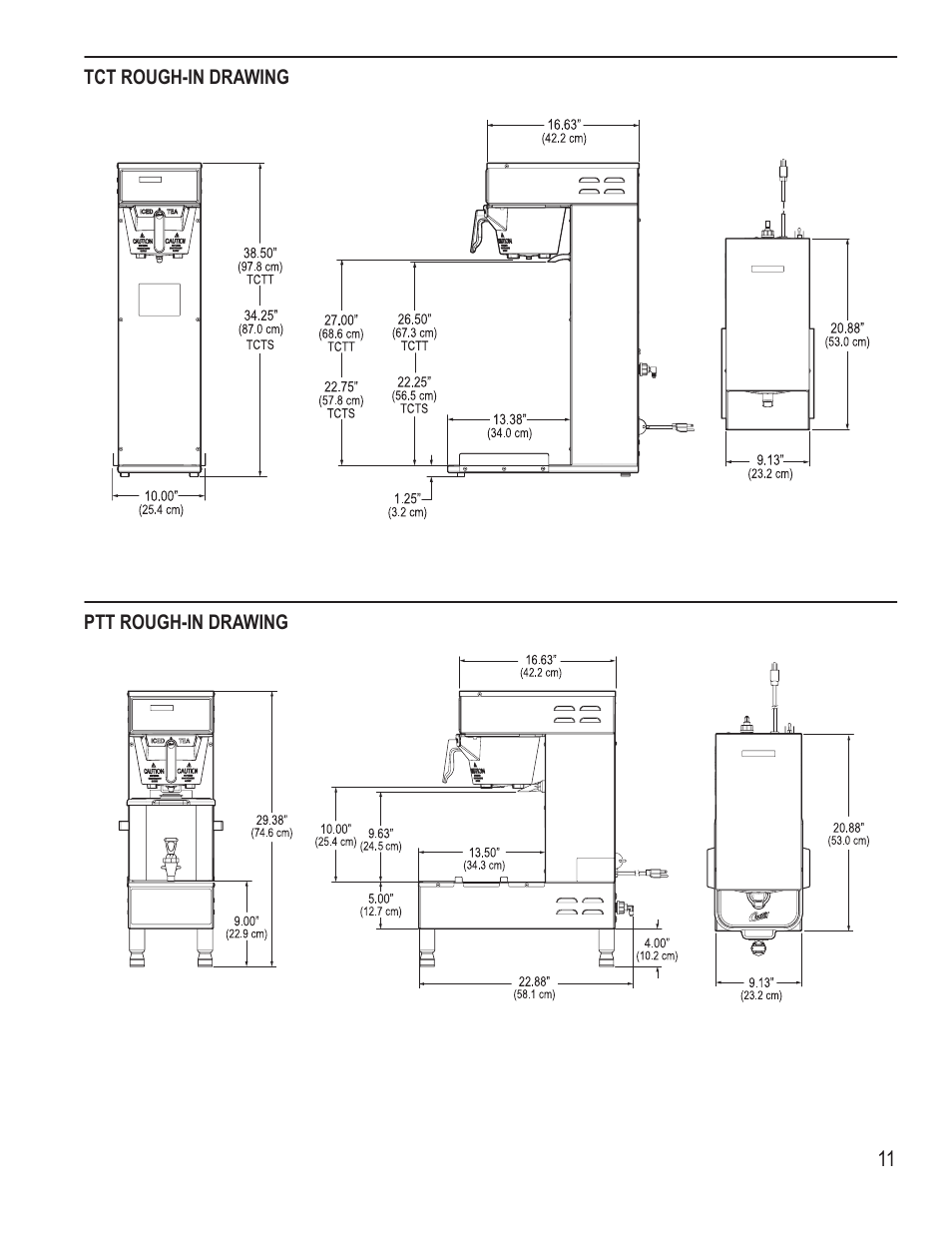 Wilbur Curtis PTT3 User Manual | Page 11 / 14
