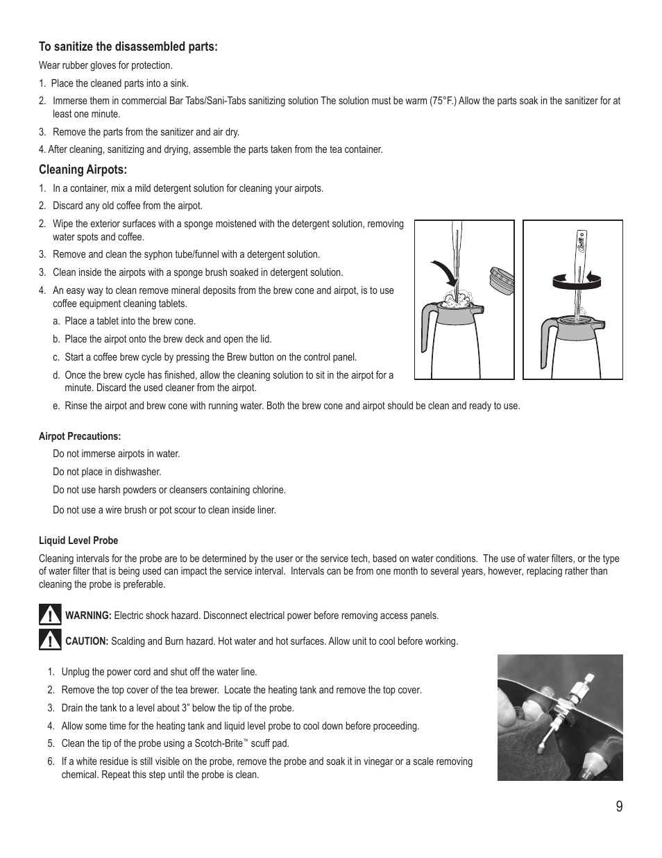 Wilbur Curtis CBP User Manual | Page 9 / 12