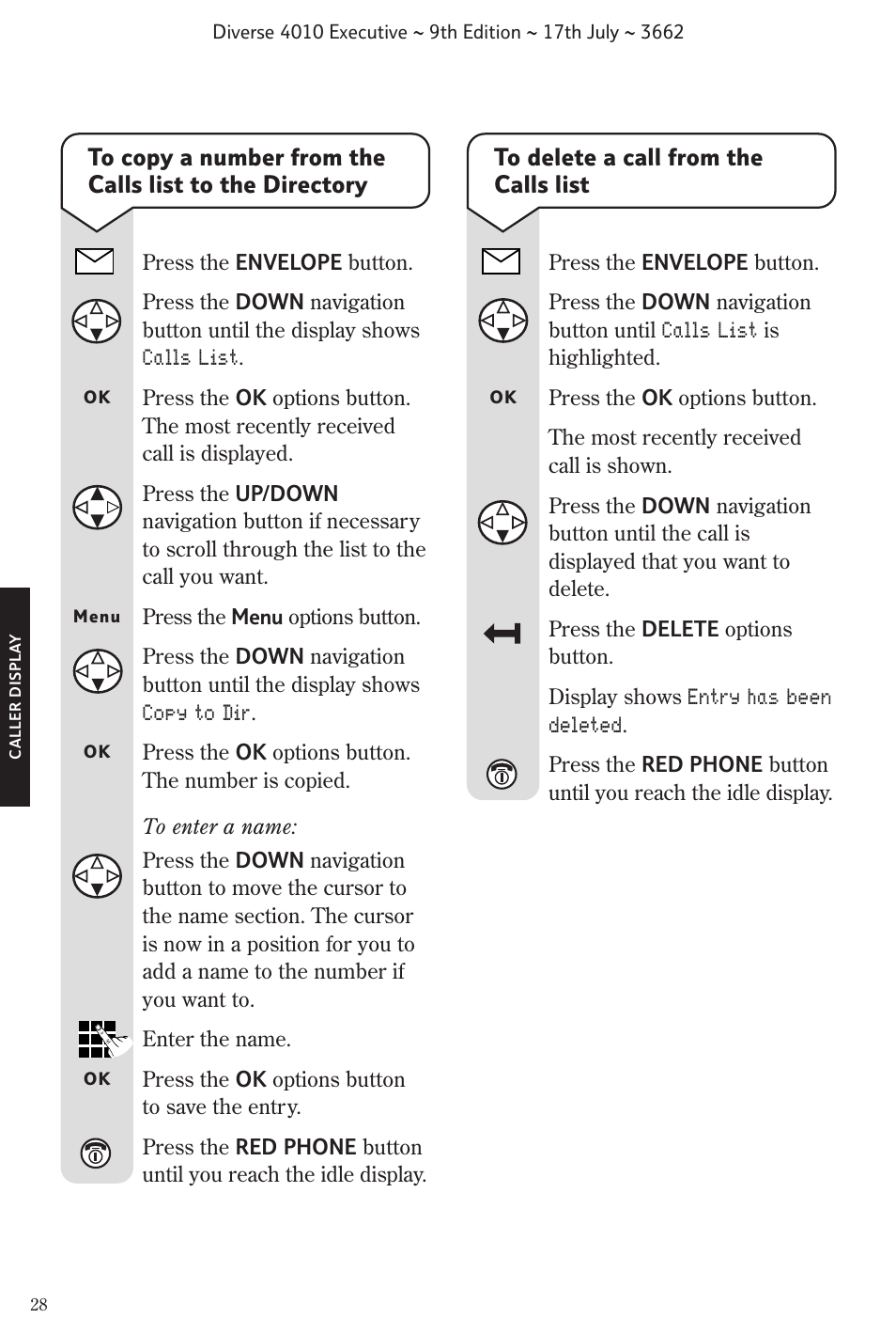 BT 4010 Executive User Manual | Page 30 / 69