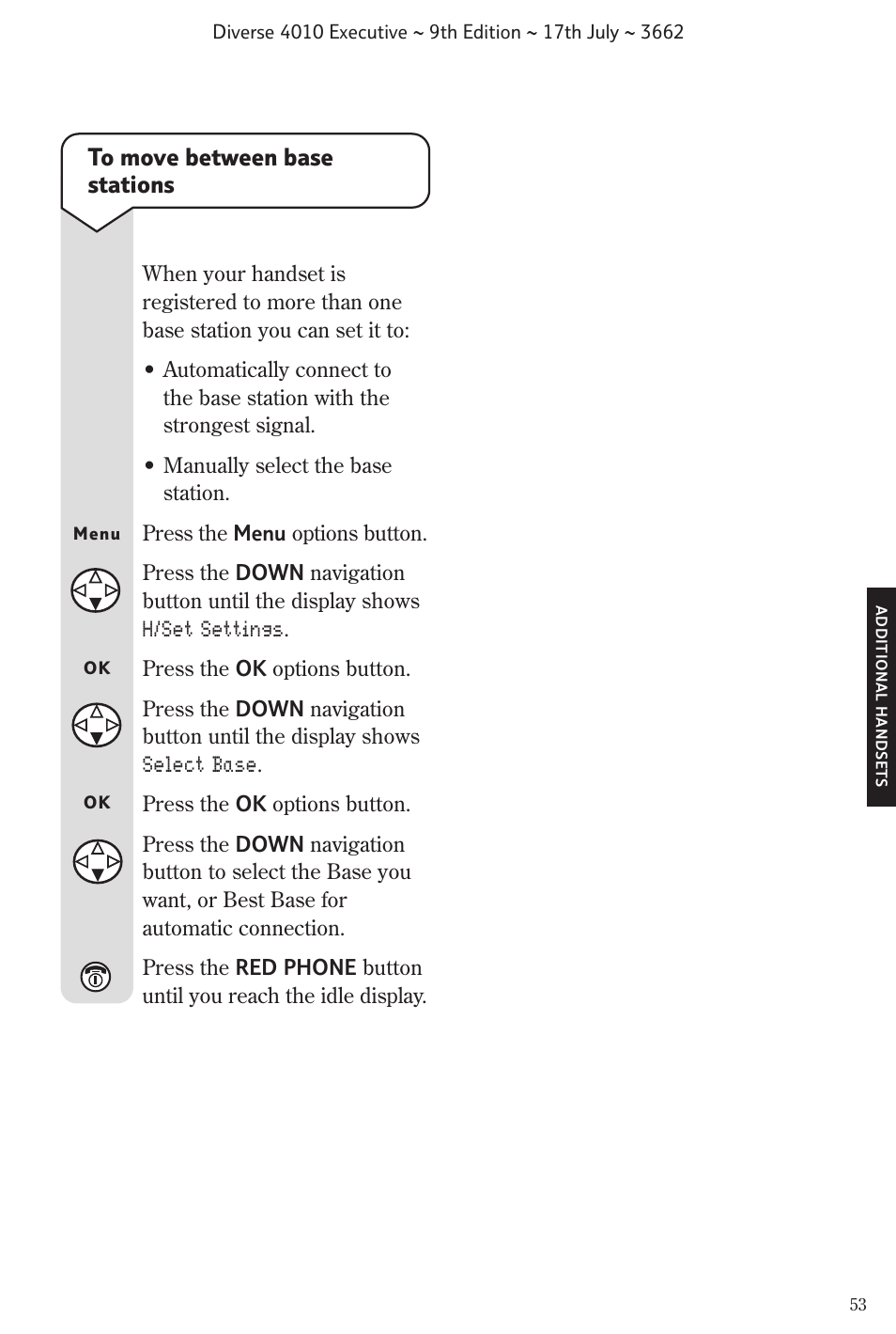 BT 4010 Executive User Manual | Page 55 / 69