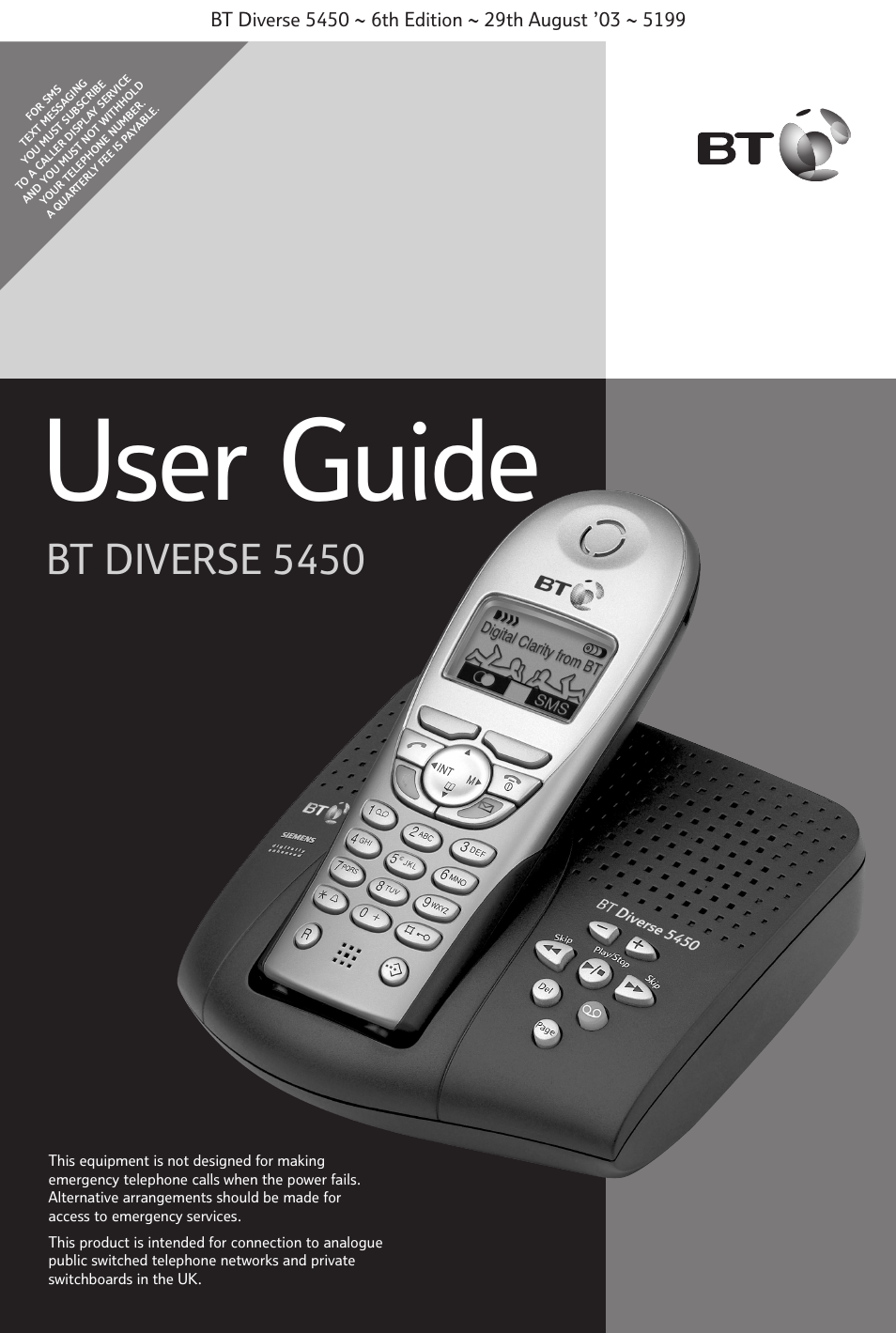 BT Diverse 5450 User Manual | 94 pages