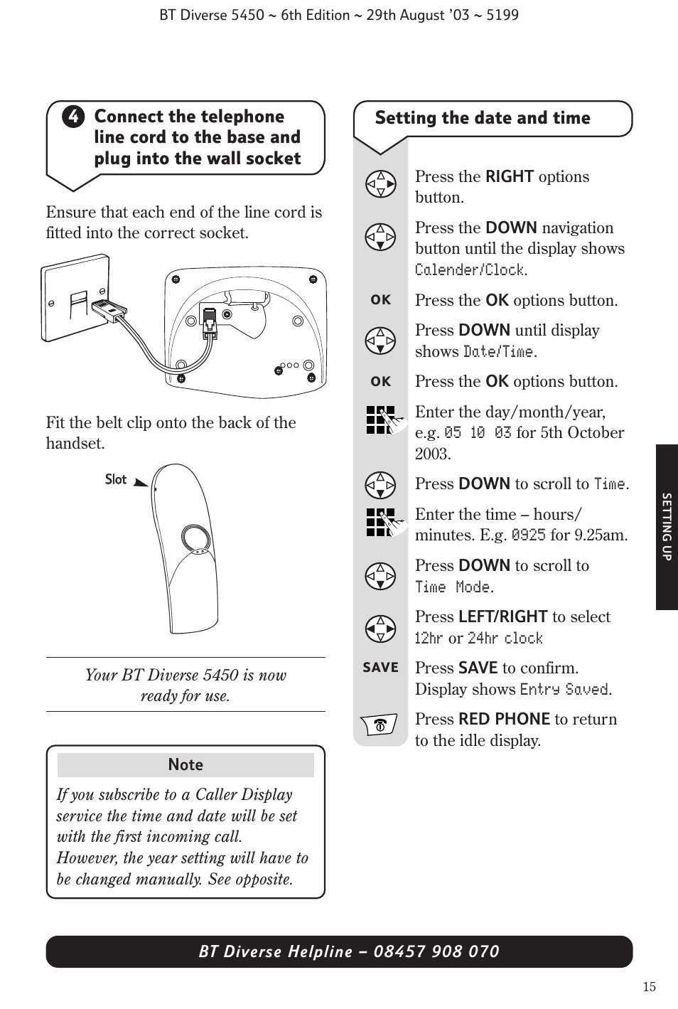 BT Diverse 5450 User Manual | Page 17 / 94