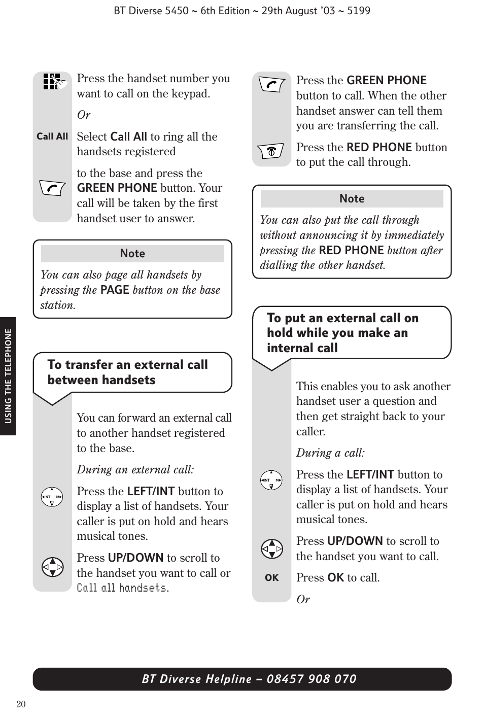 BT Diverse 5450 User Manual | Page 22 / 94