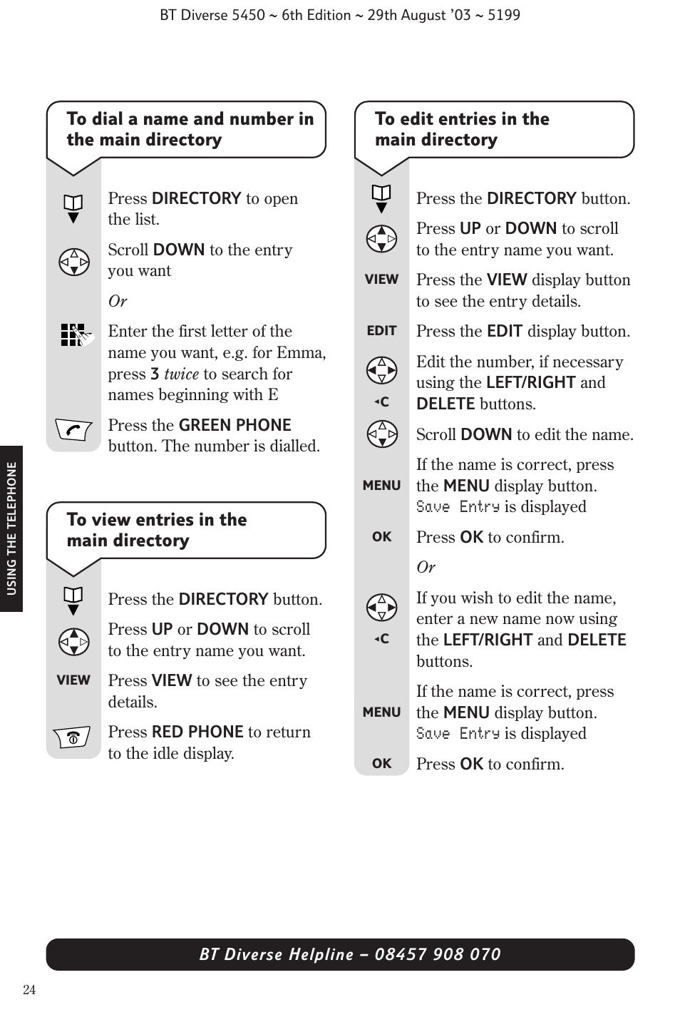 BT Diverse 5450 User Manual | Page 26 / 94