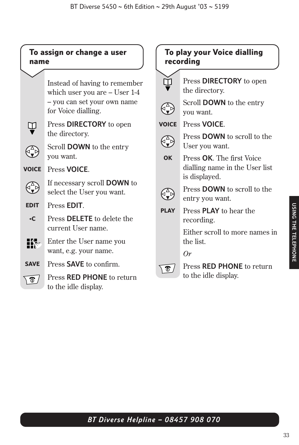 BT Diverse 5450 User Manual | Page 35 / 94