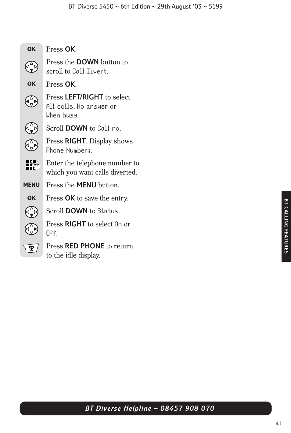 BT Diverse 5450 User Manual | Page 43 / 94