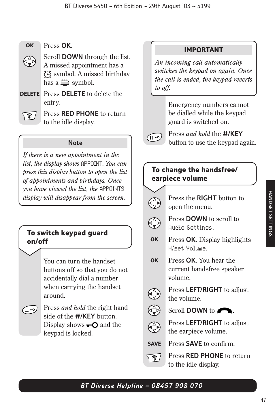 BT Diverse 5450 User Manual | Page 49 / 94