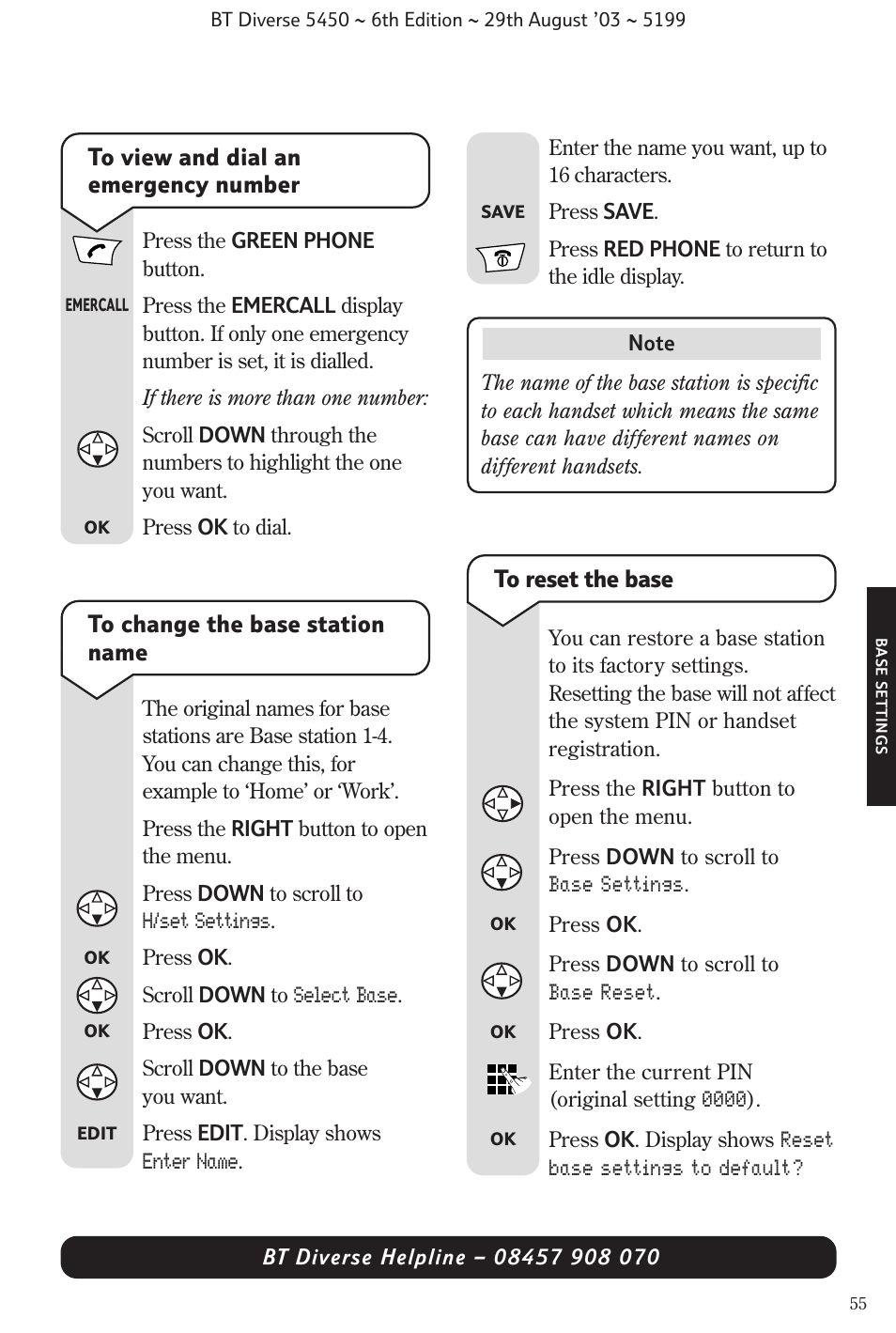 BT Diverse 5450 User Manual | Page 57 / 94