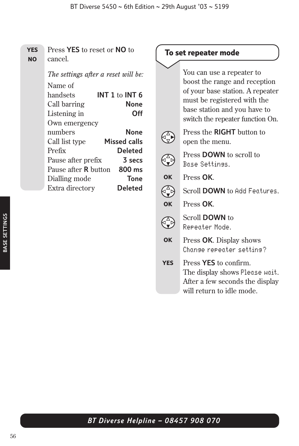 BT Diverse 5450 User Manual | Page 58 / 94