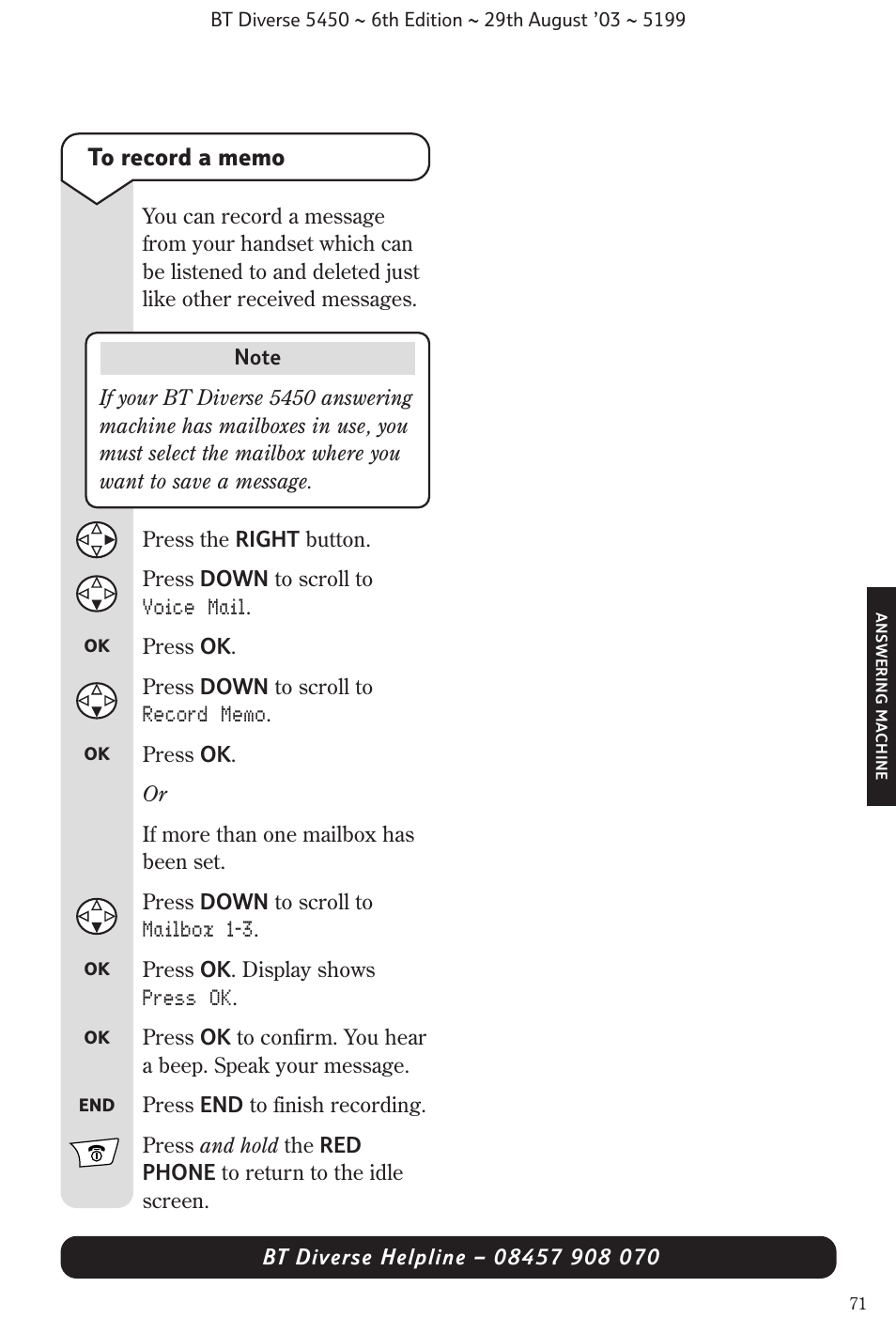 BT Diverse 5450 User Manual | Page 73 / 94