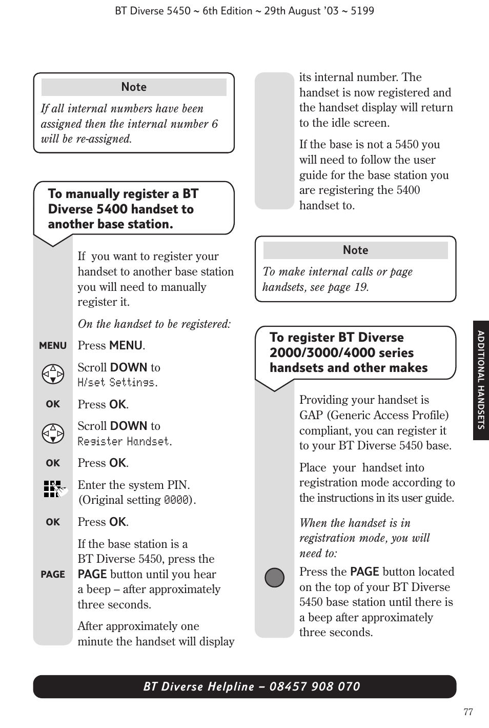 BT Diverse 5450 User Manual | Page 79 / 94