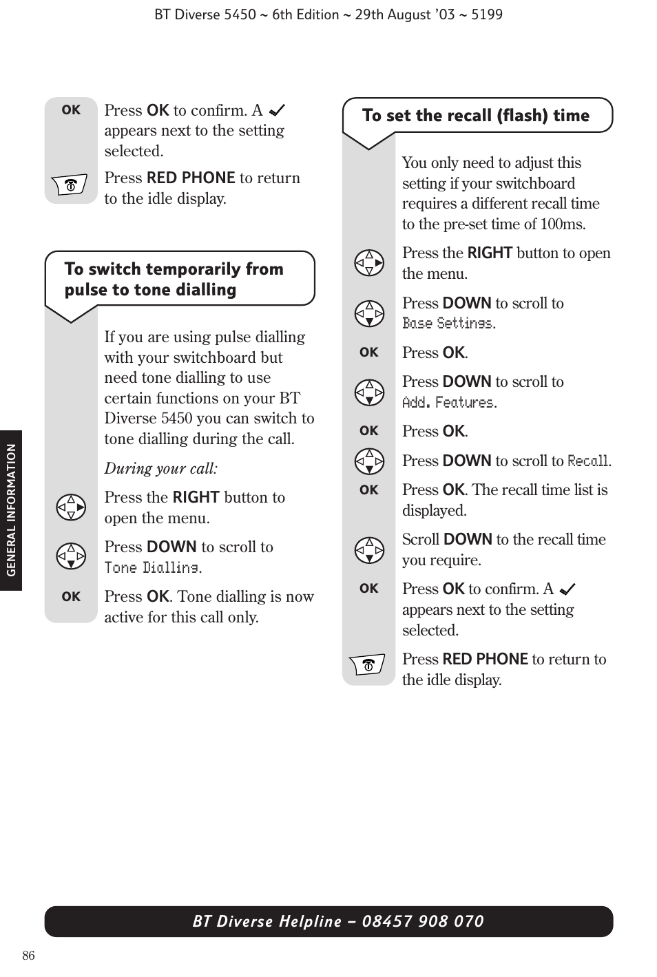 BT Diverse 5450 User Manual | Page 88 / 94