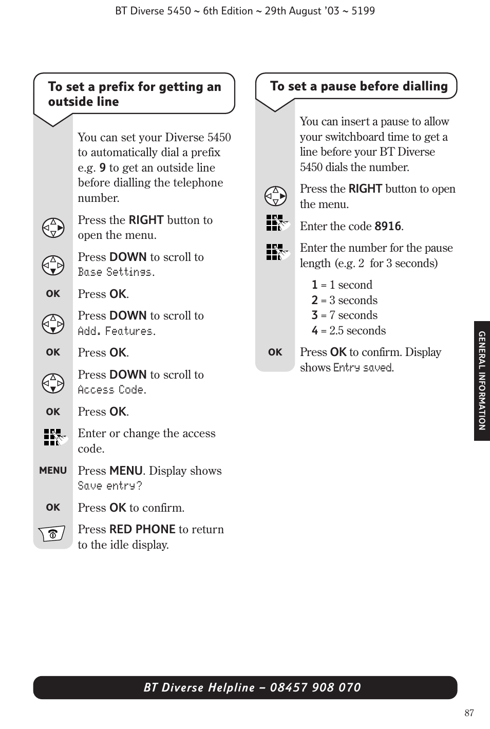 BT Diverse 5450 User Manual | Page 89 / 94