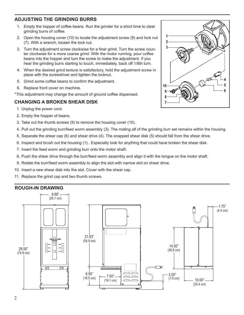 Wilbur Curtis ILGD User Manual | Page 2 / 8