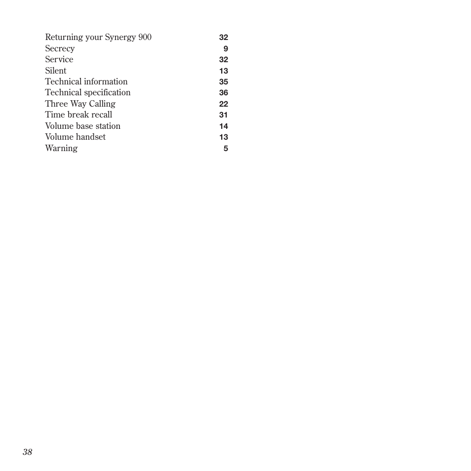 BT 900 User Manual | Page 41 / 42