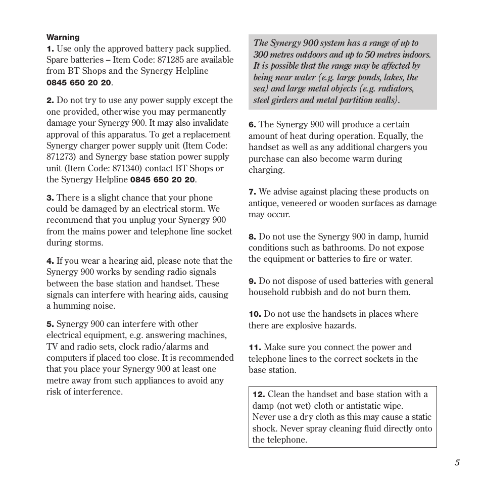 BT 900 User Manual | Page 8 / 42
