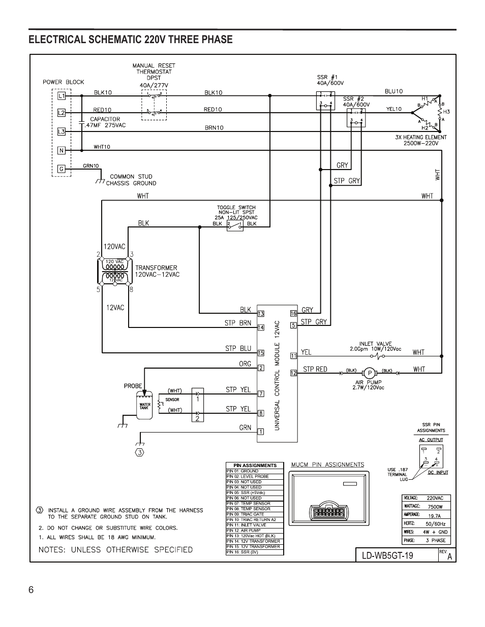Wilbur Curtis WB5GT User Manual | Page 6 / 8