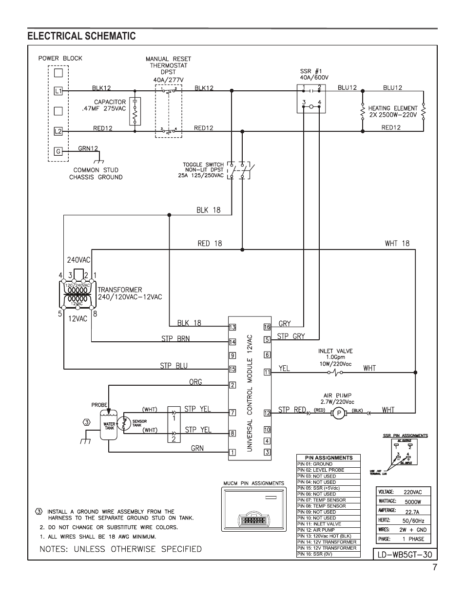 Wilbur Curtis WB5NLB User Manual | Page 7 / 10