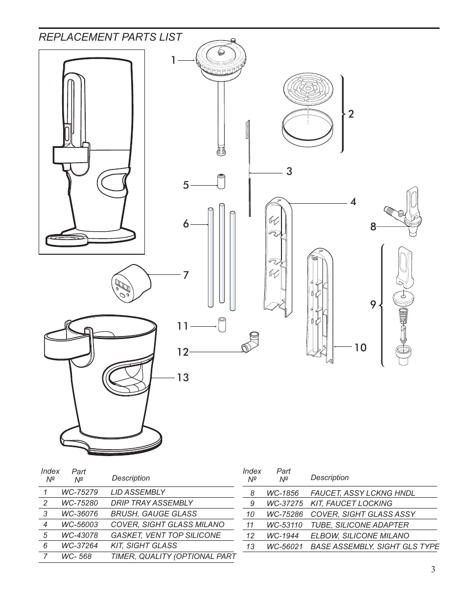 Wilbur Curtis TLCG1509S User Manual | Page 3 / 4