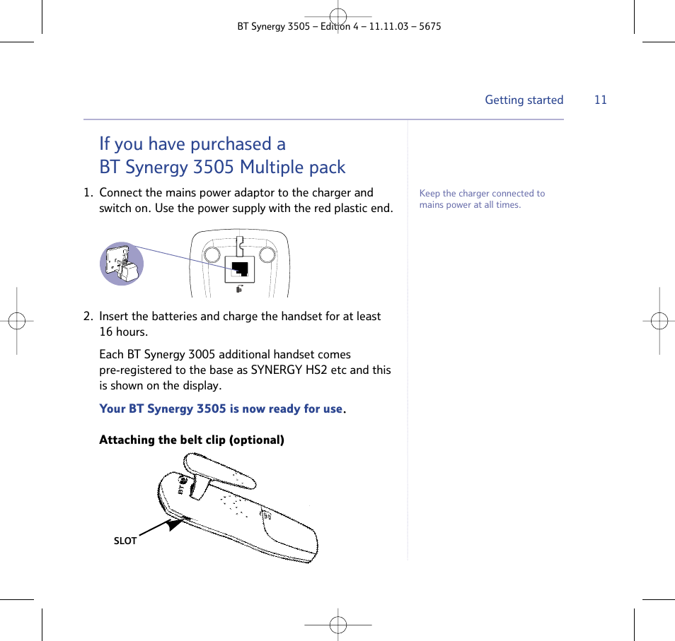 BT 3505 User Manual | Page 11 / 72