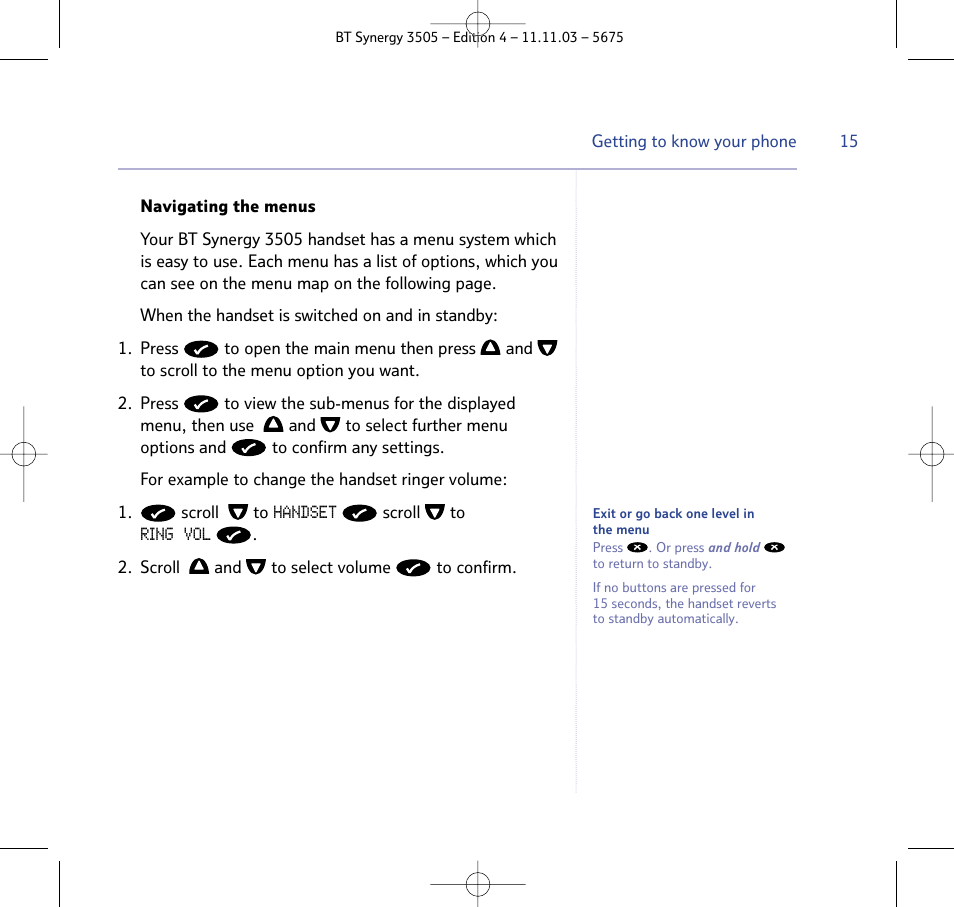 BT 3505 User Manual | Page 15 / 72
