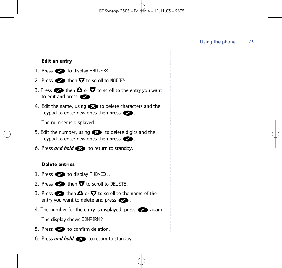 BT 3505 User Manual | Page 23 / 72