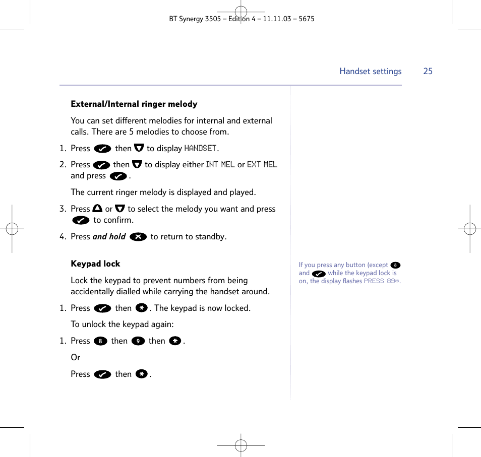 BT 3505 User Manual | Page 25 / 72