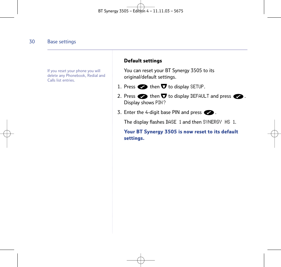 BT 3505 User Manual | Page 30 / 72