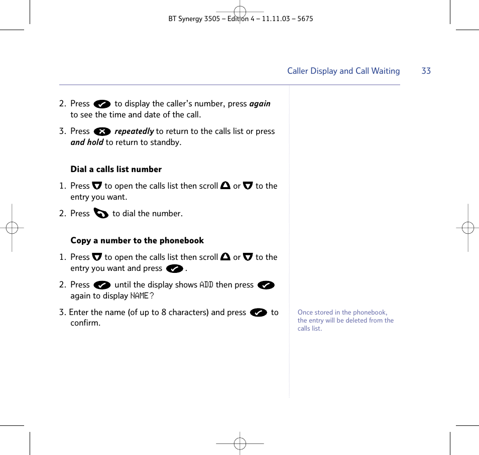 BT 3505 User Manual | Page 33 / 72