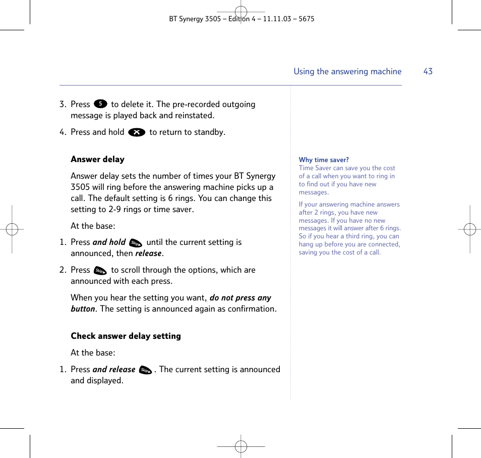 BT 3505 User Manual | Page 43 / 72