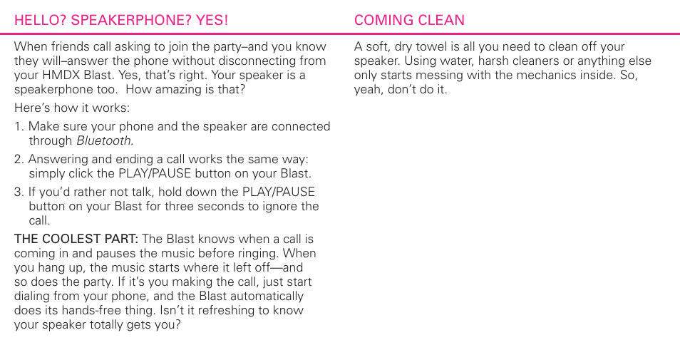 HMDX BLAST™ Bluetooth Boom Box EN User Manual | Page 7 / 11