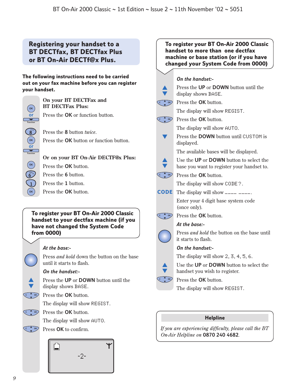 BT On-Air 2000 Classic User Manual | Page 10 / 23