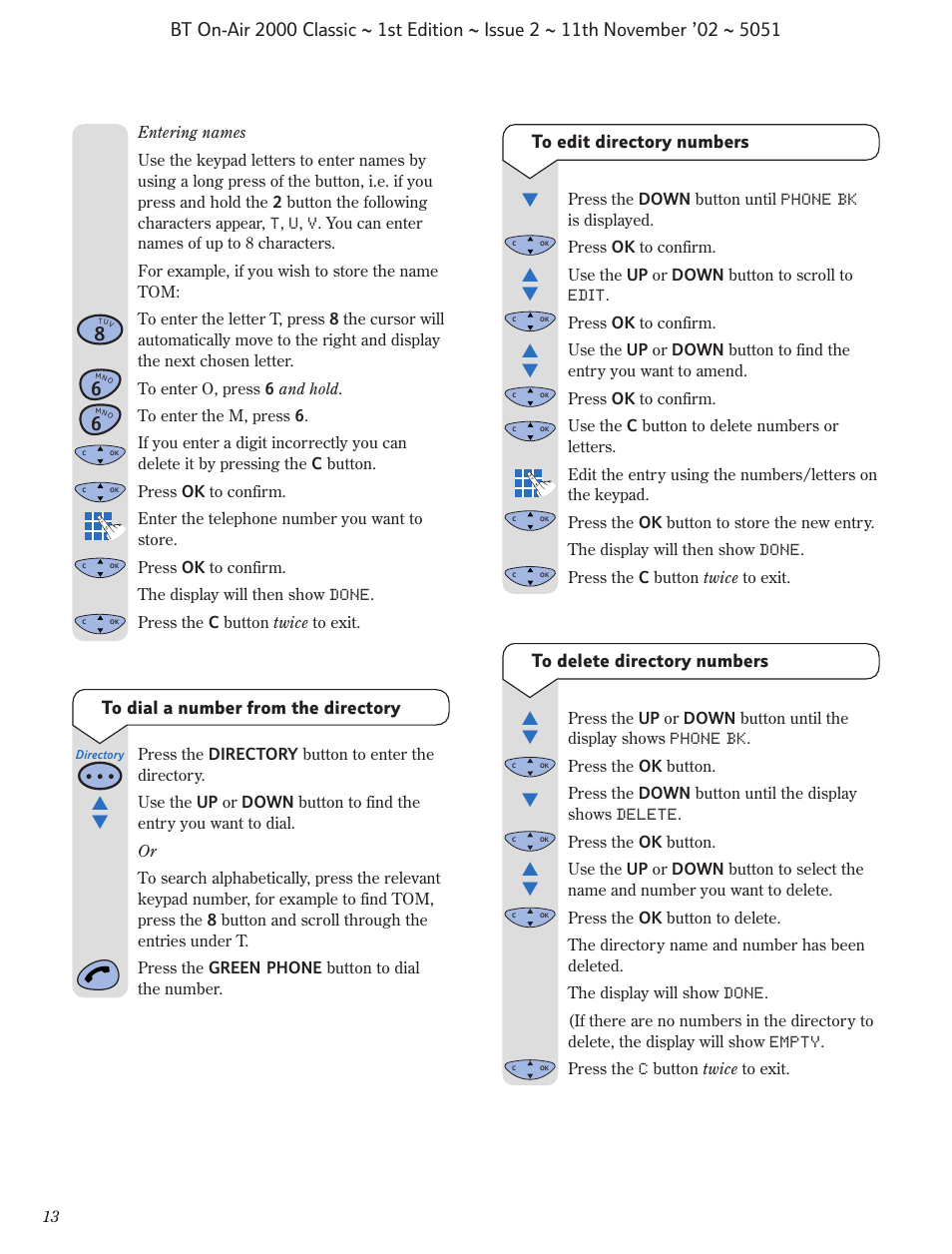 BT On-Air 2000 Classic User Manual | Page 14 / 23