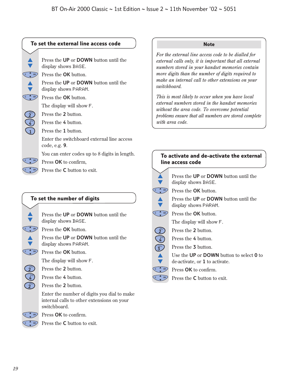 BT On-Air 2000 Classic User Manual | Page 20 / 23