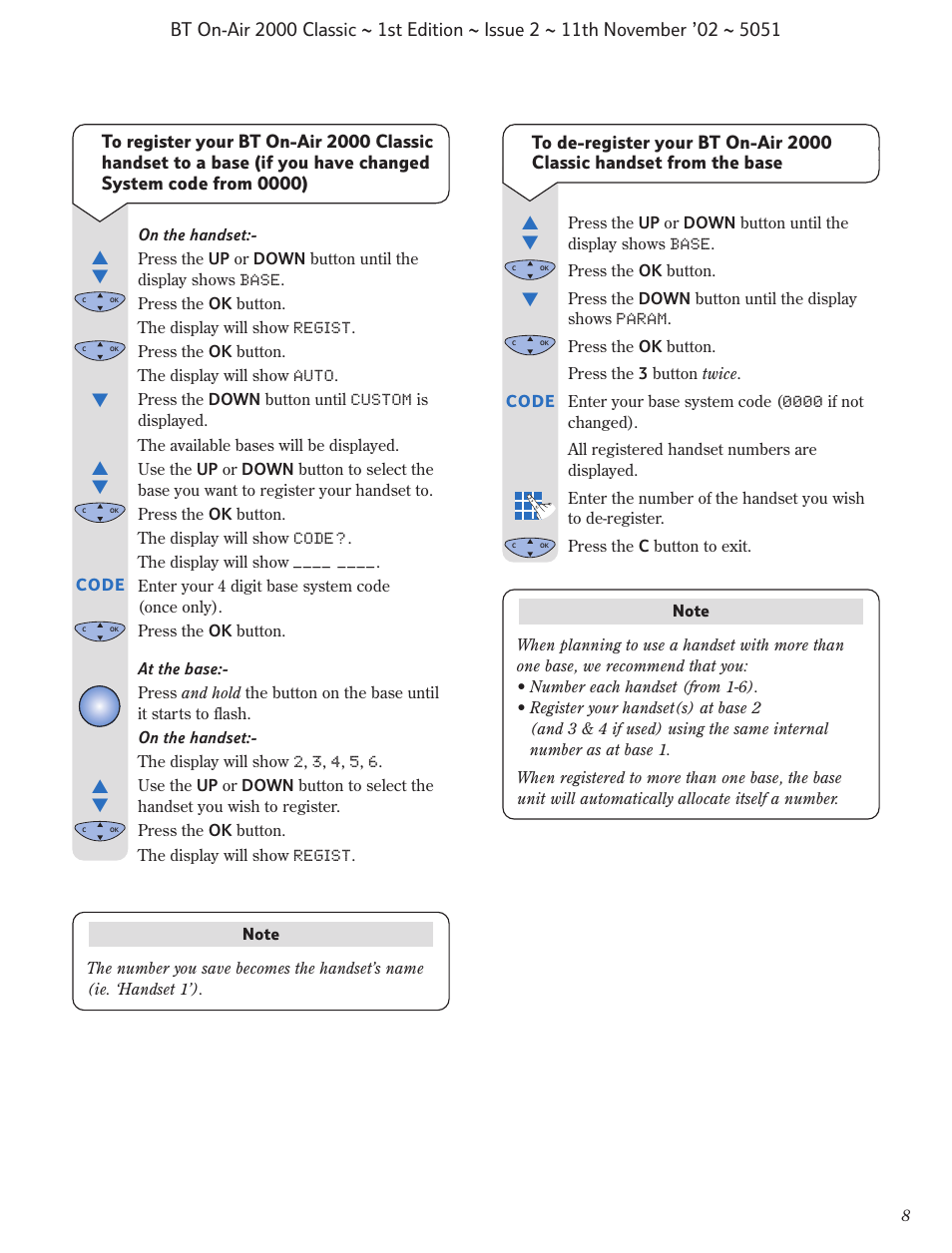 BT On-Air 2000 Classic User Manual | Page 9 / 23