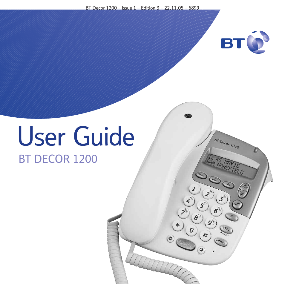 BT Decor 1200 User Manual | 36 pages