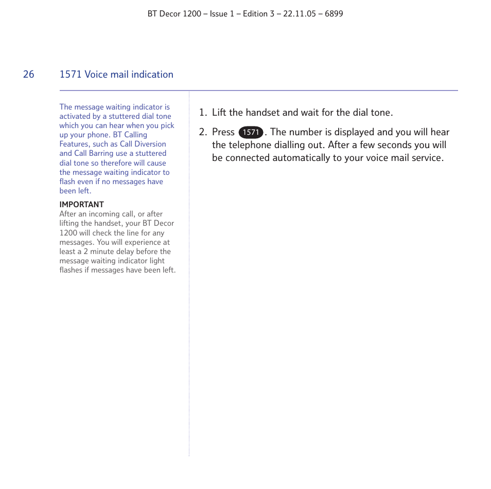 BT Decor 1200 User Manual | Page 26 / 36