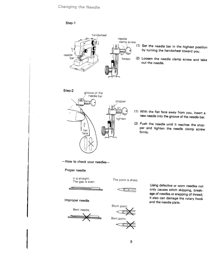 SINGER White 5500 User Manual | Page 11 / 62