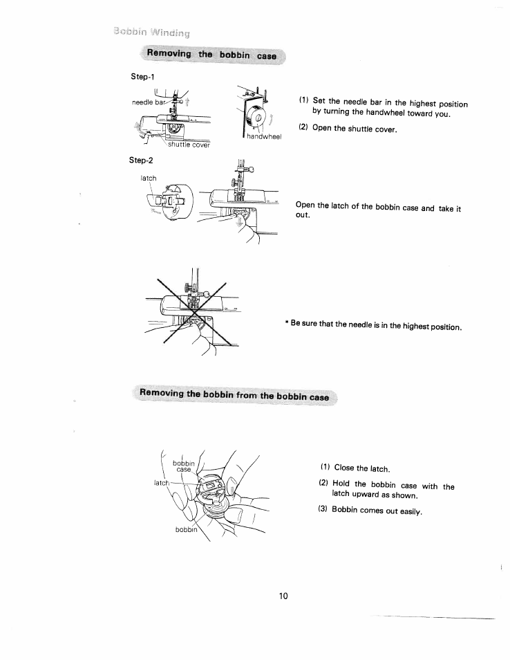 SINGER White 5500 User Manual | Page 12 / 62