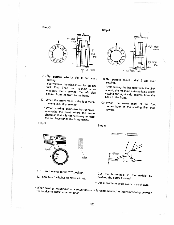 SINGER White 5500 User Manual | Page 34 / 62