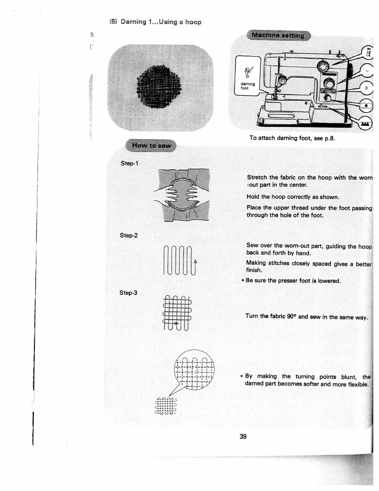 How to sew | SINGER White 5500 User Manual | Page 41 / 62