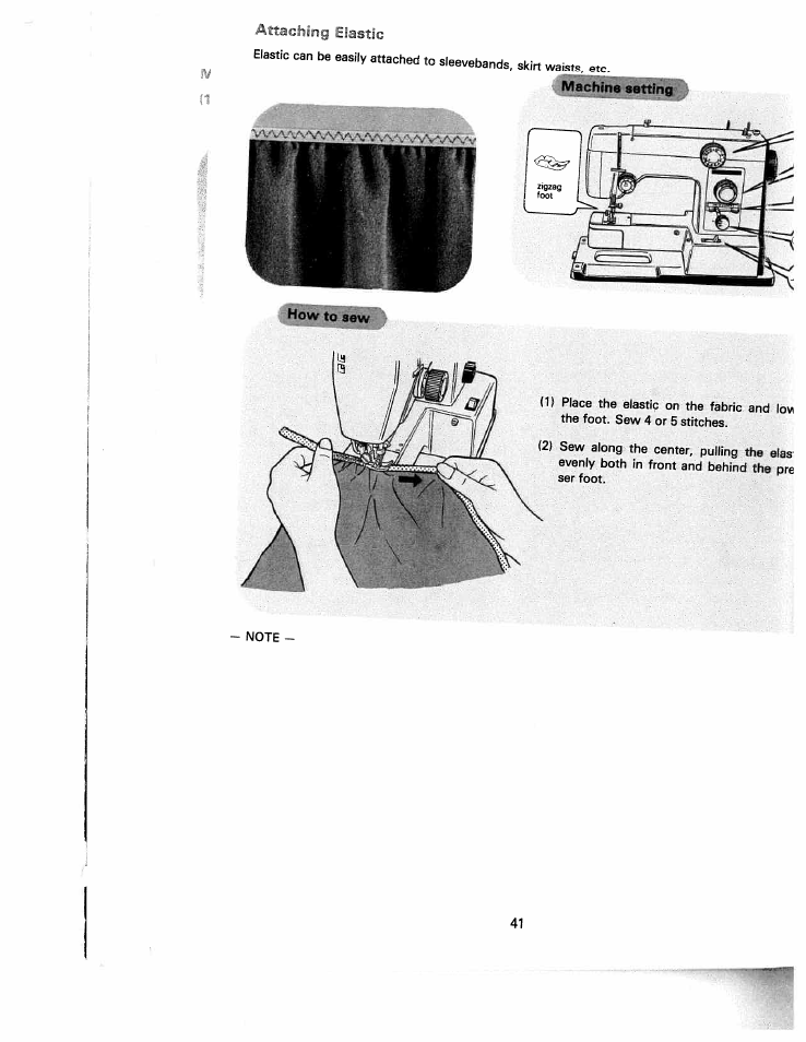 SINGER White 5500 User Manual | Page 43 / 62