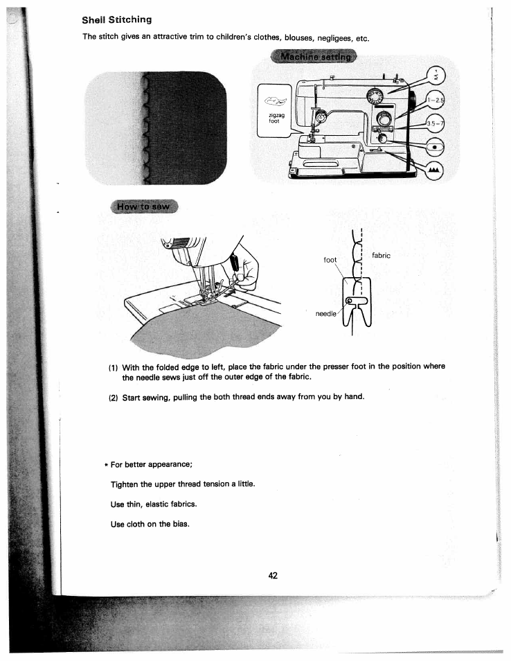 SINGER White 5500 User Manual | Page 44 / 62