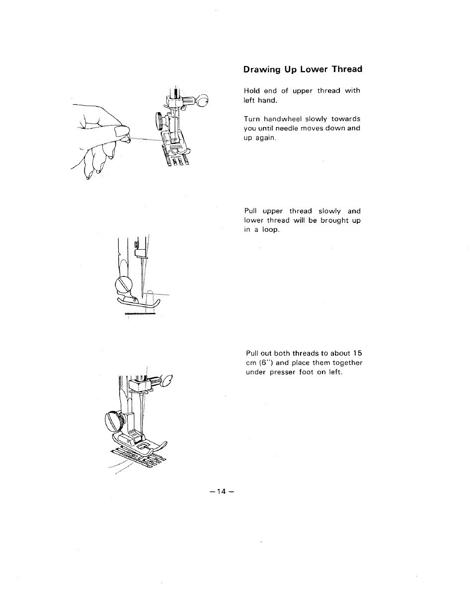SINGER W1099 User Manual | Page 17 / 37