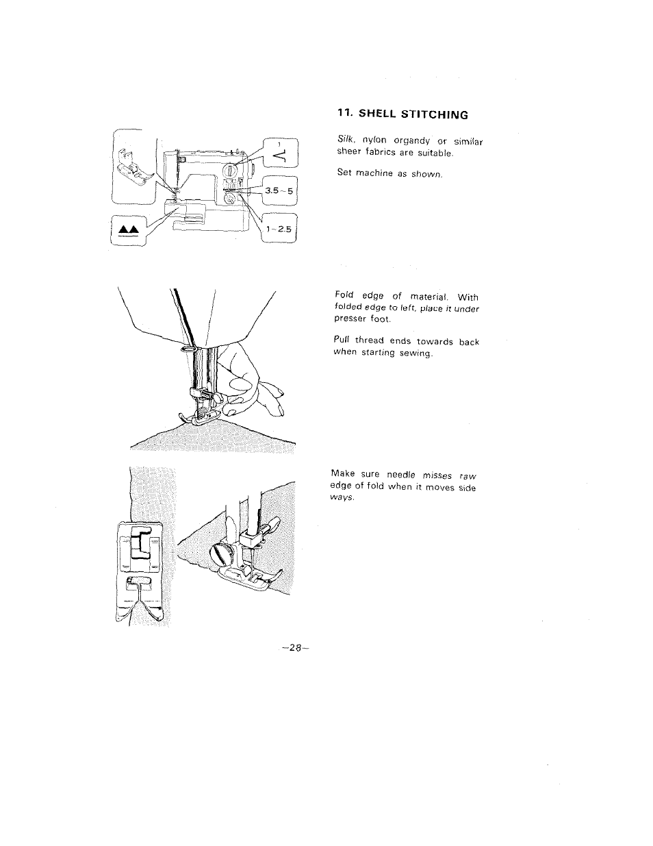 SINGER W1099 User Manual | Page 31 / 37