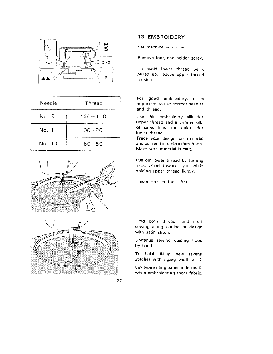 Embroidery | SINGER W1099 User Manual | Page 33 / 37