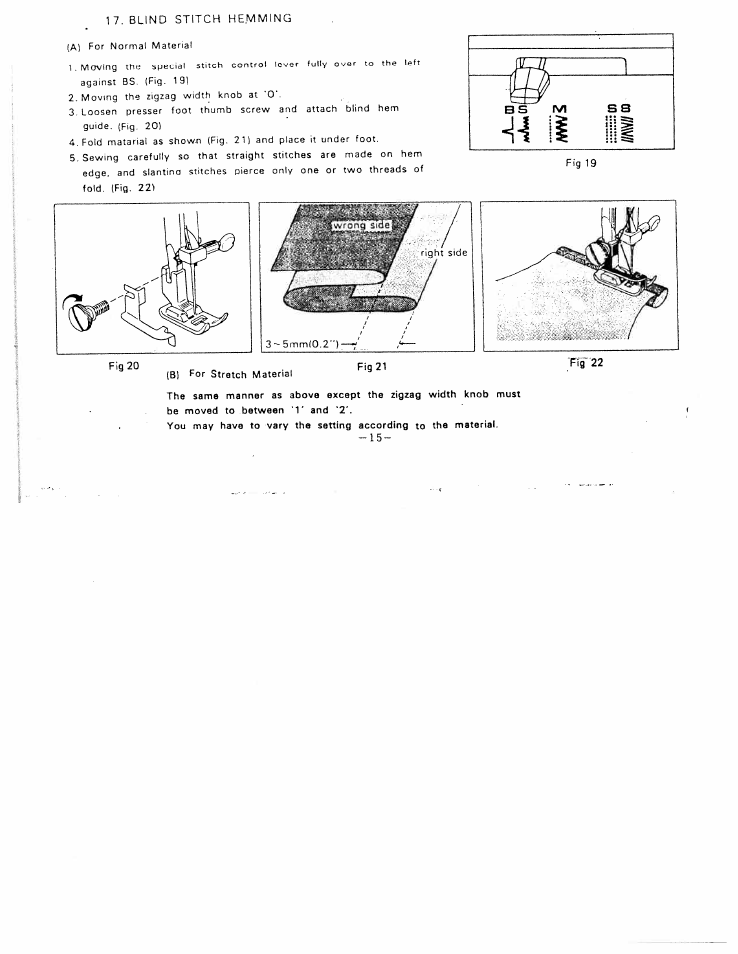 SINGER W1066 User Manual | Page 17 / 26
