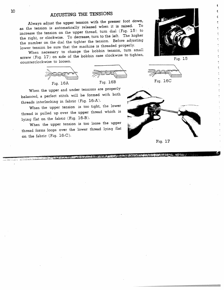 SINGER W1166 User Manual | Page 11 / 48